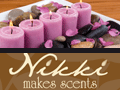 Nikki Makes Scents<br /> Candles, Scents, Bath and Body products, Gifts,and more.<br /> Rating: 