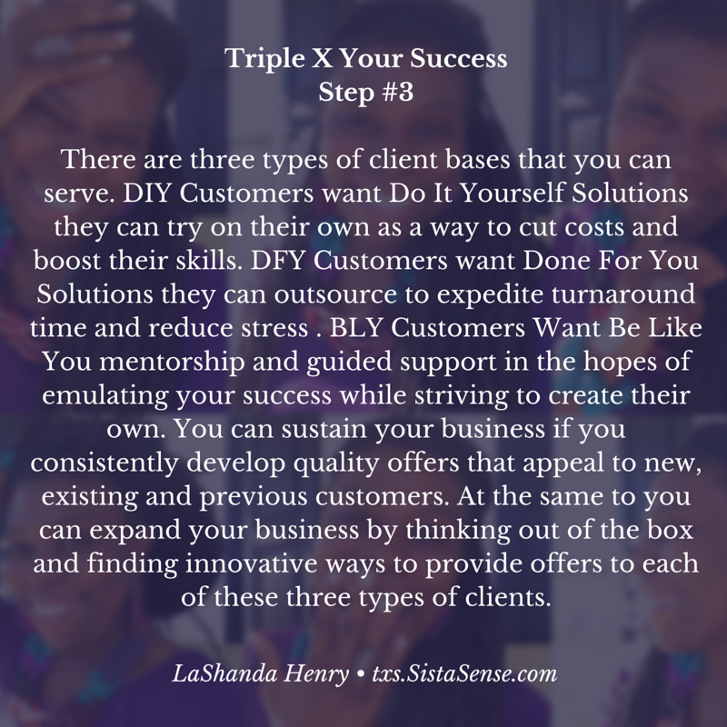SistaSense 7 Steps to Triple X Your Success