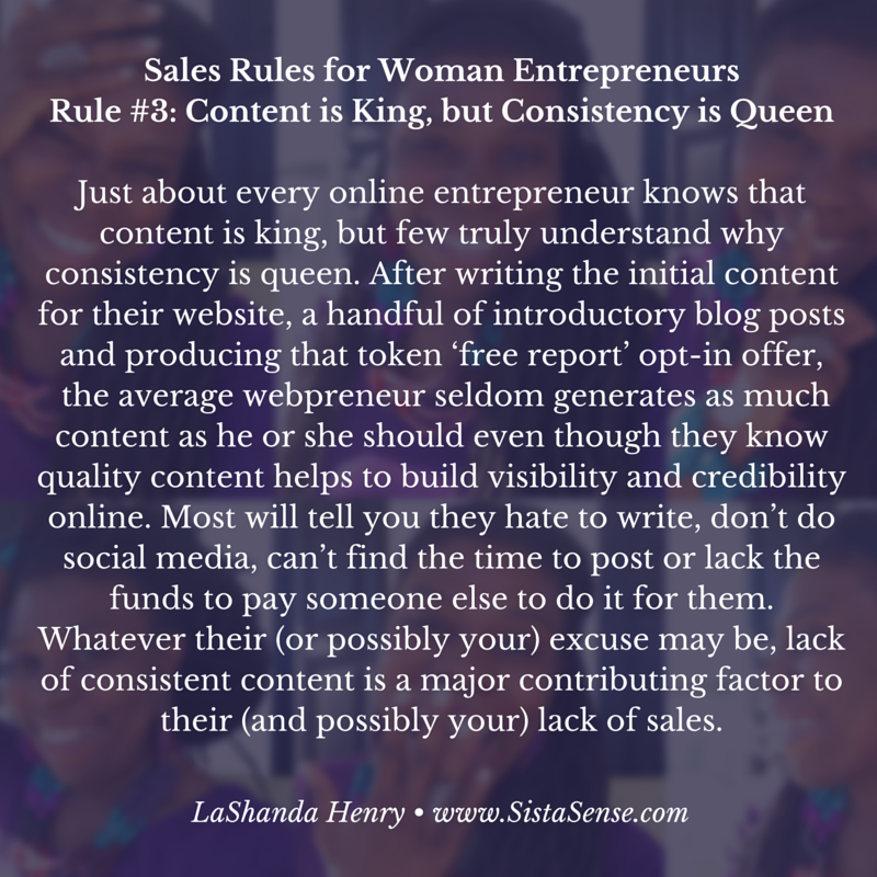 SistaSense Sales Rules for Women In Business (1)
