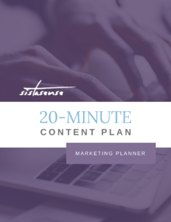 20-Minute Content Plan