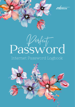 Internet Password Book - blue
